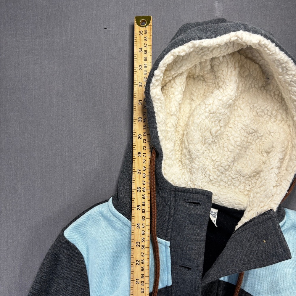 Picture Organic Clothing Sherpa Lined Hoodie‎ Jacket Women s Charcoal Blue - Picture 12 of 12